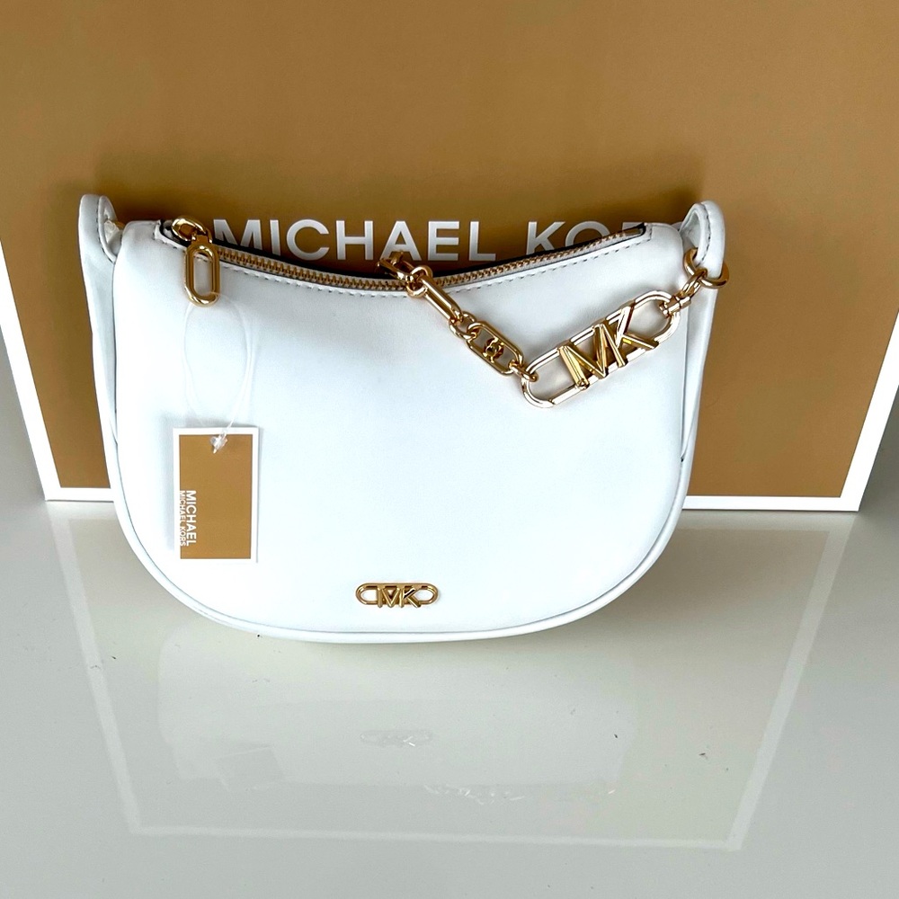 MICHAEL KORS Kendall Small Leather Shoulder Bag - Picture 8 of 9